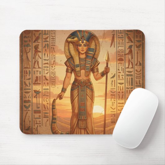 Wadjet – Ägyptische Schlangengöttin´3 Mousepad (Mit Mouse)