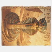 Wadjet – Ägyptische Schlangengöttin´4 Fleecedecke (Vorderseite (Horizontal))