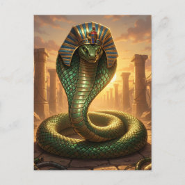 Wadjet – Ägyptische Schlangengöttin´6 Feiertagspostkarte