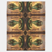 Wadjet – Ägyptische Schlangengöttin´6 Fleecedecke (Vorderseite)