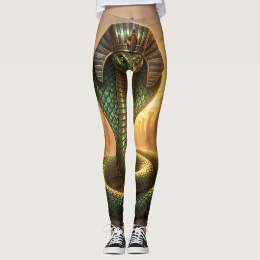 Wadjet – Ägyptische Schlangengöttin´6 Leggings (Vorderseite)