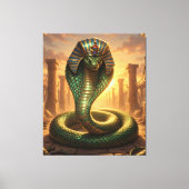 Wadjet – Ägyptische Schlangengöttin´6 Leinwanddruck (Vorderseite)