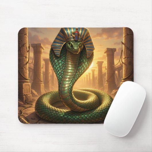 Wadjet – Ägyptische Schlangengöttin´6 Mousepad (Mit Mouse)