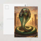 Wadjet – Ägyptische Schlangengöttin´6 Postkarte (Vorne/Hinten)