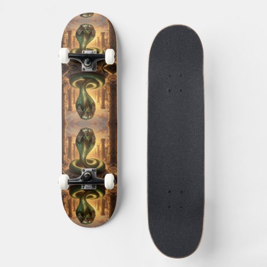 Wadjet – Ägyptische Schlangengöttin´6 Skateboard (Vorderseite)