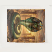 Wadjet – Ägyptische Schlangengöttin´6 Wandteppich (Vorderseite (Horizontal))