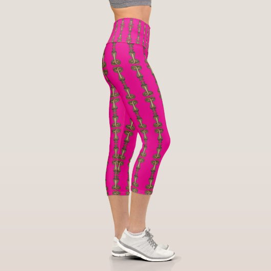 Wadjet – Ägyptische Schlangengöttin´7 Capri Leggings (Rechts)