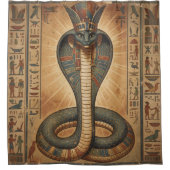 Wadjet – Ägyptische Schlangengöttin´7 Duschvorhang (Vorderseite)