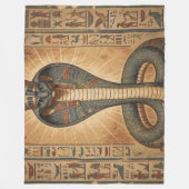 Wadjet – Ägyptische Schlangengöttin´7 Fleecedecke (Vorderseite)