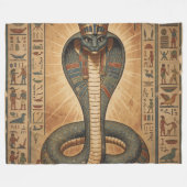 Wadjet – Ägyptische Schlangengöttin´7 Fleecedecke (Vorderseite (Horizontal))