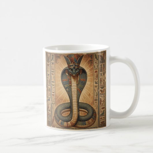 Wadjet – Ägyptische Schlangengöttin´7 Kaffeetasse (Rechts)