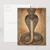 Wadjet – Ägyptische Schlangengöttin´7 Postkarte (Vorne/Hinten)