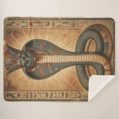 Wadjet – Ägyptische Schlangengöttin´7 Sherpadecke (Vorderseite (Horizontal))