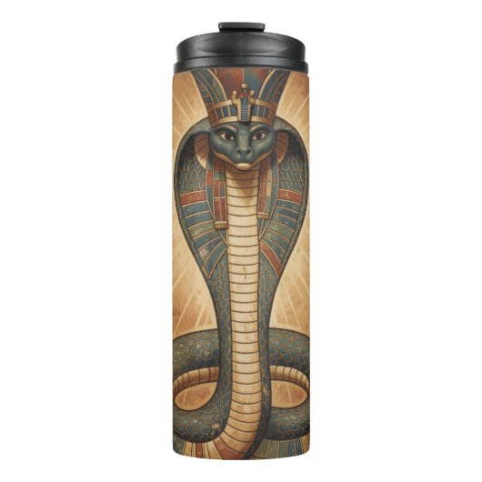 Wadjet – Ägyptische Schlangengöttin´7 Thermosbecher (Vorderseite)