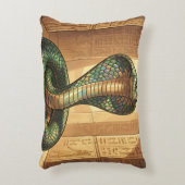 Wadjet – Ägyptische Schlangengöttin Dekokissen (Vorderseite(Vertikal))