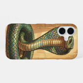 Wadjet – Ägyptische Schlangengöttin iPhone 16 Hülle (Rückseite (Horizontal))