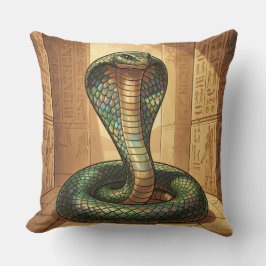 Wadjet – Ägyptische Schlangengöttin Kissen