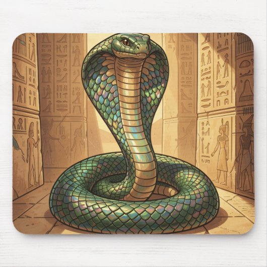 Wadjet – Ägyptische Schlangengöttin Mousepad (Vorne)