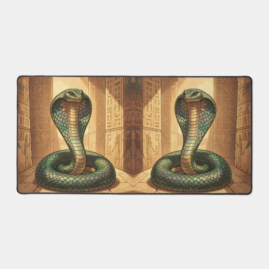 Wadjet – Ägyptische Schlangengöttin Schreibtischunterlage (Vorderseite)