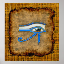 Wadjet Ancient Ägyptian Eye of Prophecy Art Poster