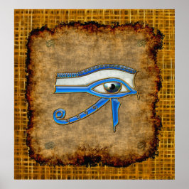Wadjet Ancient Ägyptian Eye of Prophecy Art Poster