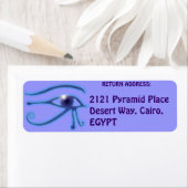 WADJET, AUGE DER HORUS-Rücksendeadressen-Aufkleber (Insitu)