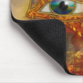 Wadjet, Auge des Horus Sacred Ägyptische Art Mouse Mousepad (Ecke)