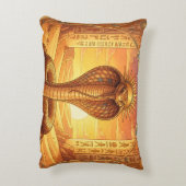 Wadjet – Egyptian Cobra Goddess´1 Dekokissen (Rückseite(Vertikal))