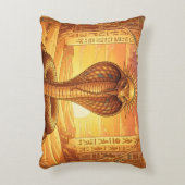 Wadjet – Egyptian Cobra Goddess´1 Dekokissen (Vorderseite(Vertikal))