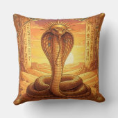 Wadjet – Egyptian Cobra Goddess´1 Kissen (Rückseite)