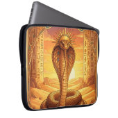 Wadjet – Egyptian Cobra Goddess´1 Laptopschutzhülle (Vorne Rechts)