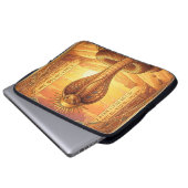 Wadjet – Egyptian Cobra Goddess´1 Laptopschutzhülle (Vorne Knopf)