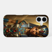 Wadjet – Egyptian Cobra Goddess´2 iPhone 16 Hülle (Rückseite (Horizontal))