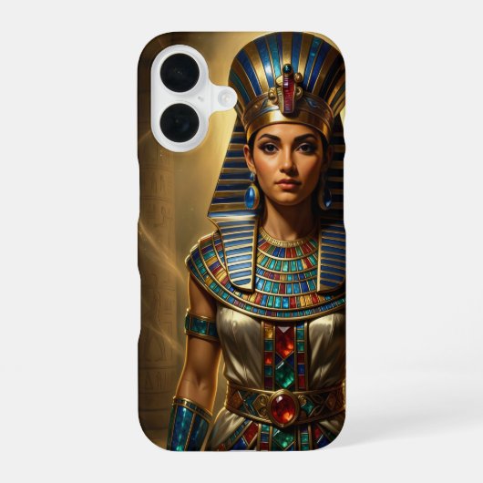 Wadjet – Egyptian Cobra Goddess´2 iPhone 16 Hülle (Rückseite)