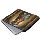 Wadjet – Egyptian Cobra Goddess´2 Laptopschutzhülle (Vorne Knopf)