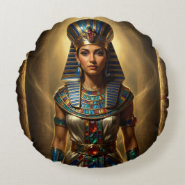 Wadjet – Egyptian Cobra Goddess´2 Rundes Kissen