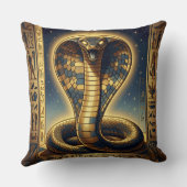 Wadjet – Egyptian Cobra Goddess´3 Kissen (Rückseite)
