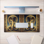 Wadjet – Egyptian Cobra Goddess´3 Schreibtischunterlage<br><div class="desc">Wadjet is a cobra goddess in Egyptian mythology and a protector of the pharaoh and Lower Egypt. She represents protection,  power,  and royal authority.</div>