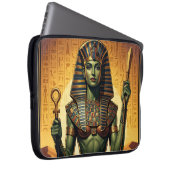 Wadjet – Egyptian Cobra Goddess´4 Laptopschutzhülle (Vorne Rechts)