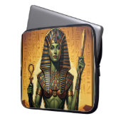 Wadjet – Egyptian Cobra Goddess´4 Laptopschutzhülle (Vorderseite Links)