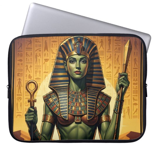 Wadjet – Egyptian Cobra Goddess´4 Laptopschutzhülle (Vorderseite)