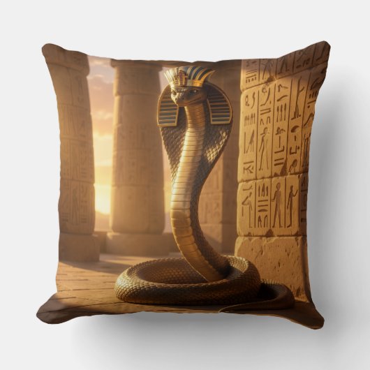 Wadjet – Egyptian Cobra Goddess´6 Kissen (Vorderseite)