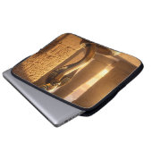 Wadjet – Egyptian Cobra Goddess´6 Laptopschutzhülle (Vorne Knopf)