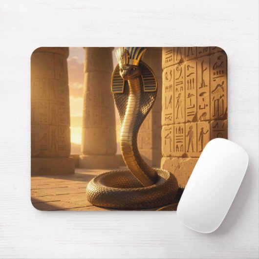 Wadjet – Egyptian Cobra Goddess´6 Mousepad (Mit Mouse)