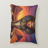 Wadjet – Egyptian Cobra Goddess´7 Dekokissen (Rückseite(Vertikal))