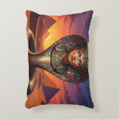 Wadjet – Egyptian Cobra Goddess´7 Dekokissen (Vorderseite(Vertikal))
