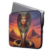 Wadjet – Egyptian Cobra Goddess´7 Laptopschutzhülle (Vorderseite Links)