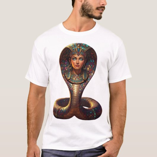 Wadjet – Egyptian Cobra Goddess´7 T-Shirt (Vorderseite)