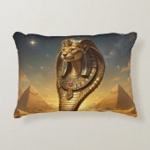Wadjet – Egyptian Cobra Goddess Dekokissen (Vorderseite)