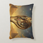 Wadjet – Egyptian Cobra Goddess Dekokissen (Vorderseite(Vertikal))